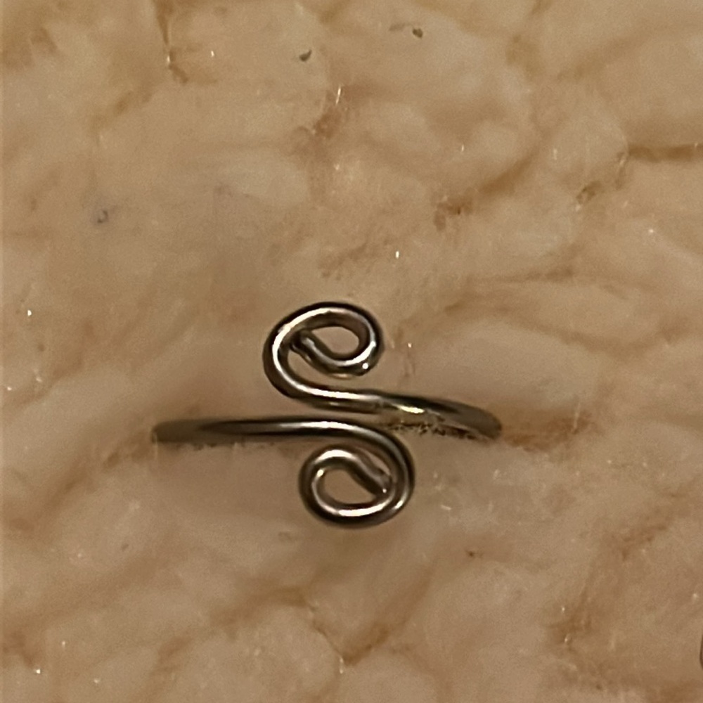 Sterling Silver Adjustable Ring - image 5